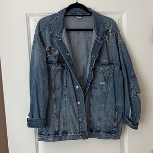 Distressed Denim Jacket